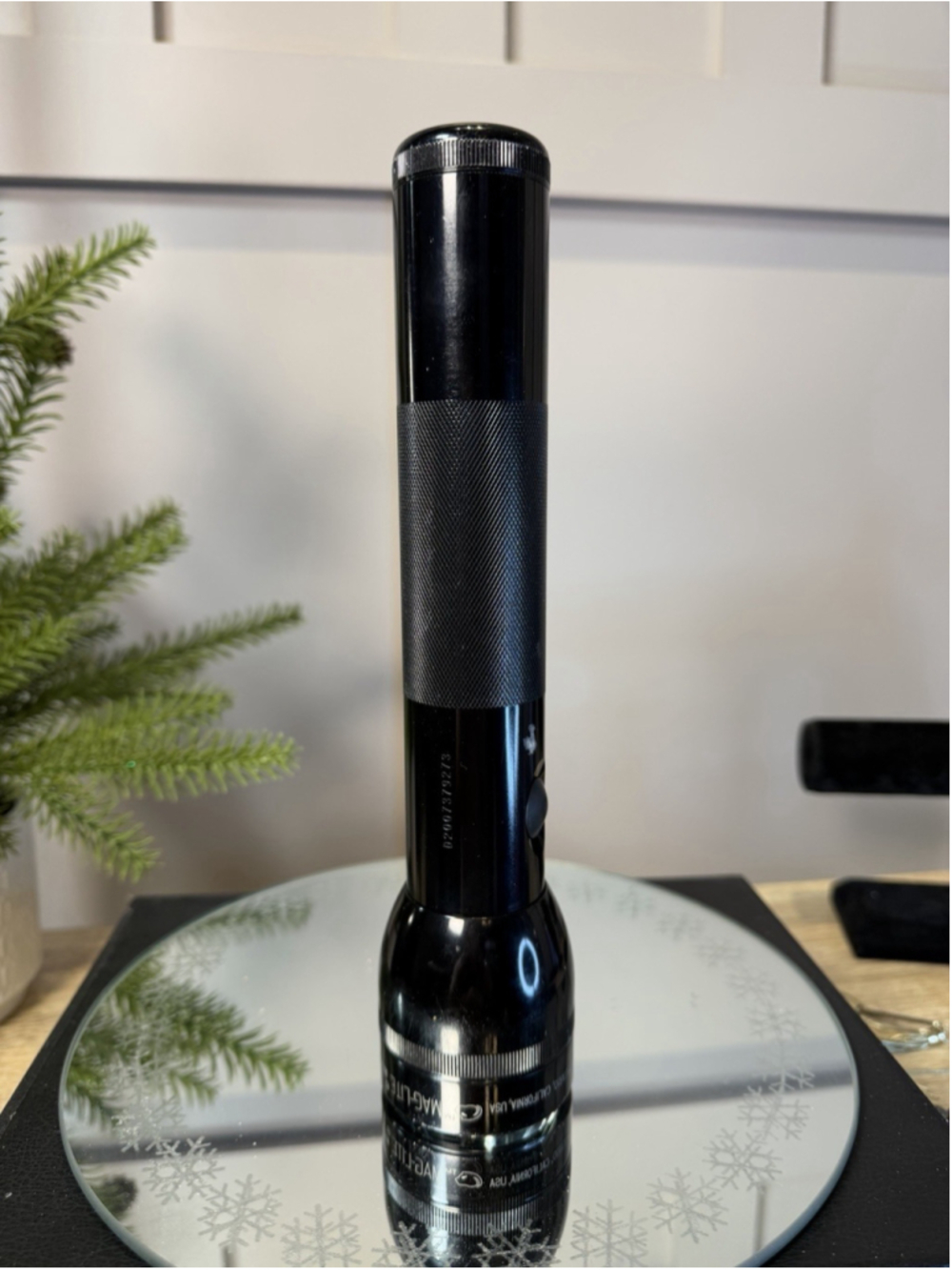 Vintage MAG-LITE LARGE 3D Cell MAGLITE 10”BlACK Flashlight Made In USA CLEAN